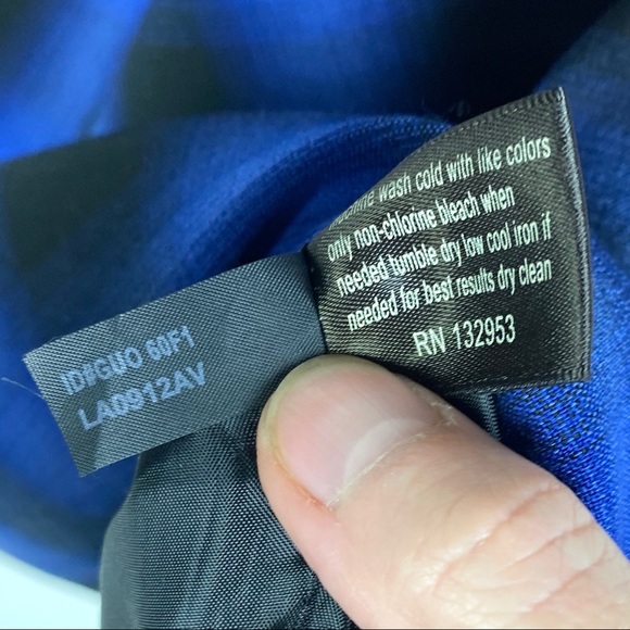 🌸 The Limited Sapphire Plaid Pencil Skirt 1200 - Picture 6 of 6